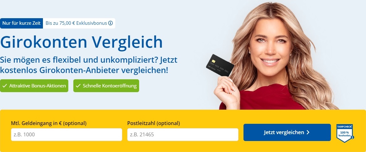 Girokonto Jetzt vergleichen